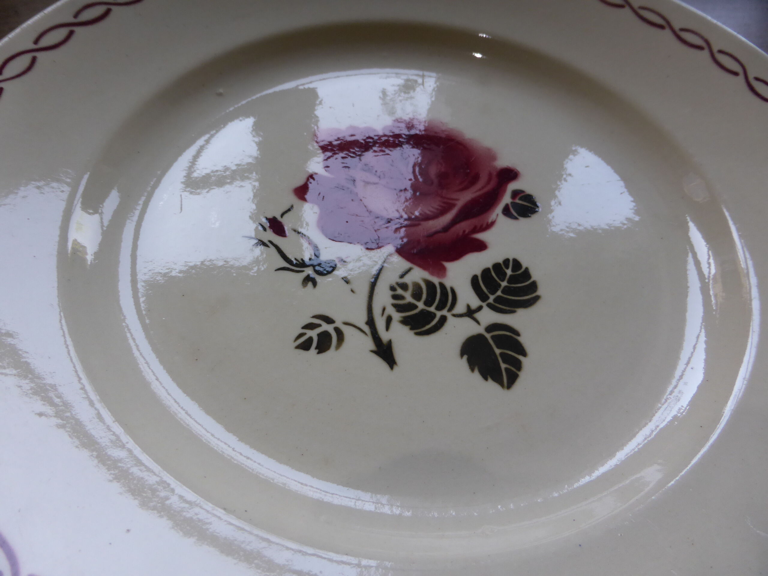 Badonviller model Germaine round serving dish