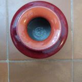 Vase Zaalberg Holland vintage 1960 red