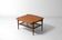 Table basse en toile vintage en teck, années 1960