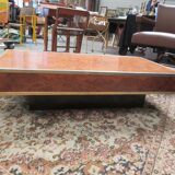 Elm magnifying glass coffee table