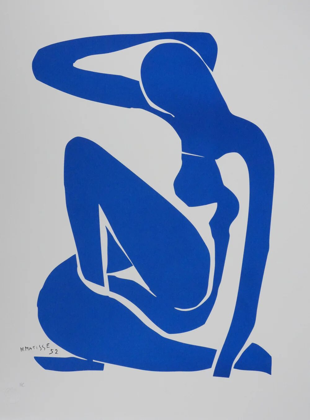 Henri Matisse: Blue Nude III, signed lithograph