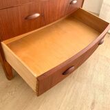 Danish 8-drawer chest of drawers in teak