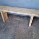 Natural old solid wood bench 120 cm