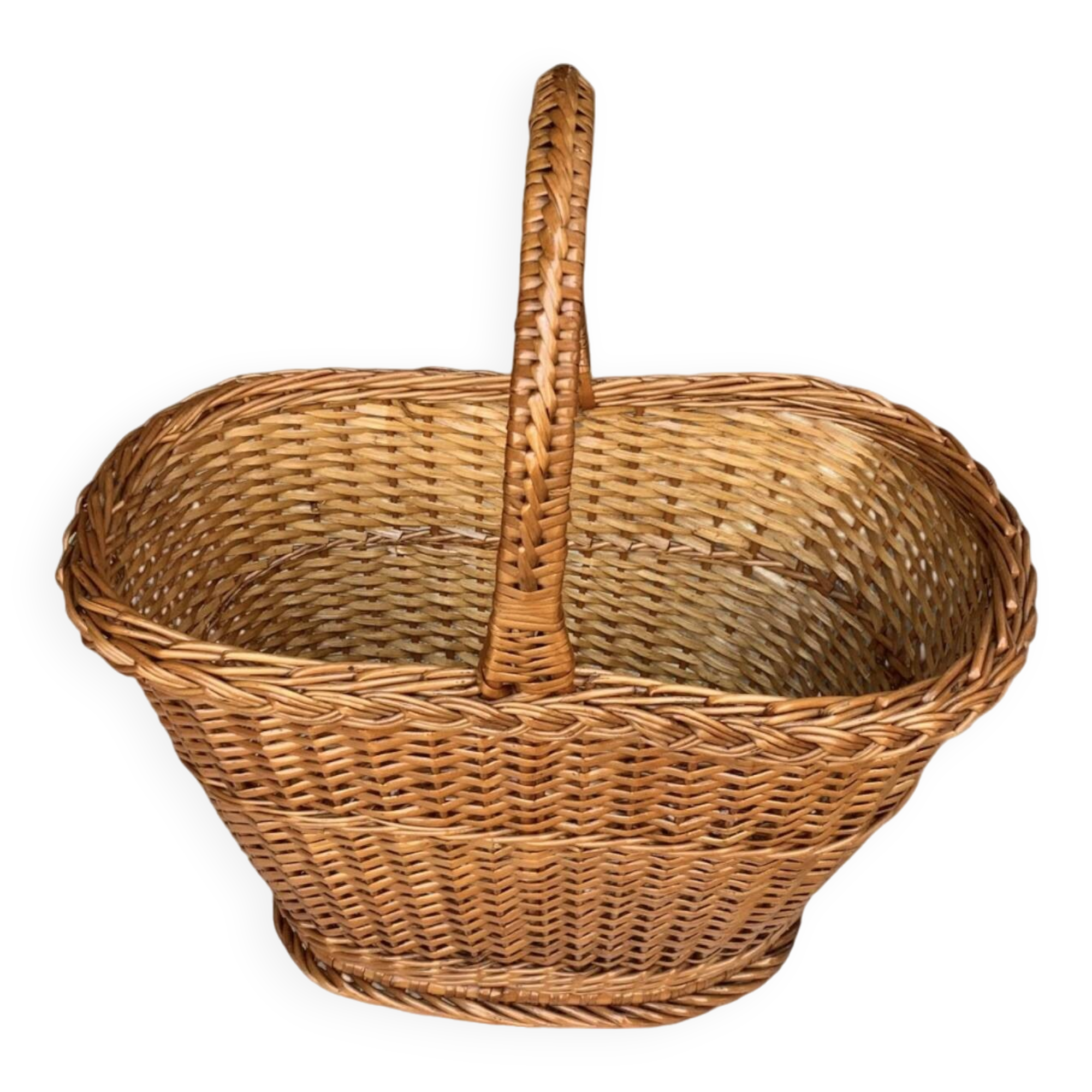 Vintage wicker basket