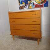 The 1960s vintage dresser stamped