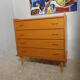Commode vintage des années 60 estampillée