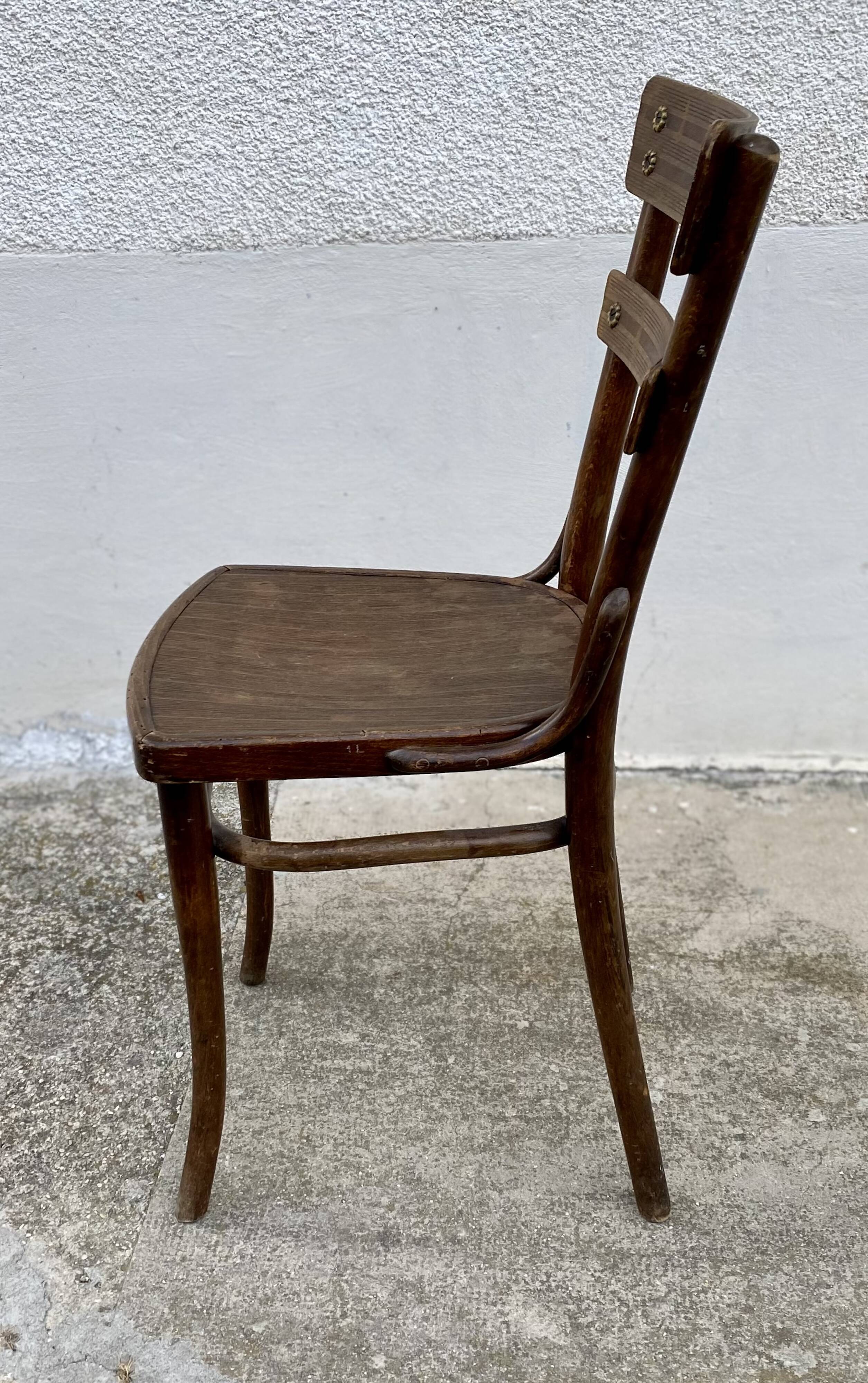 Thonet 1930 art deco bistro chair