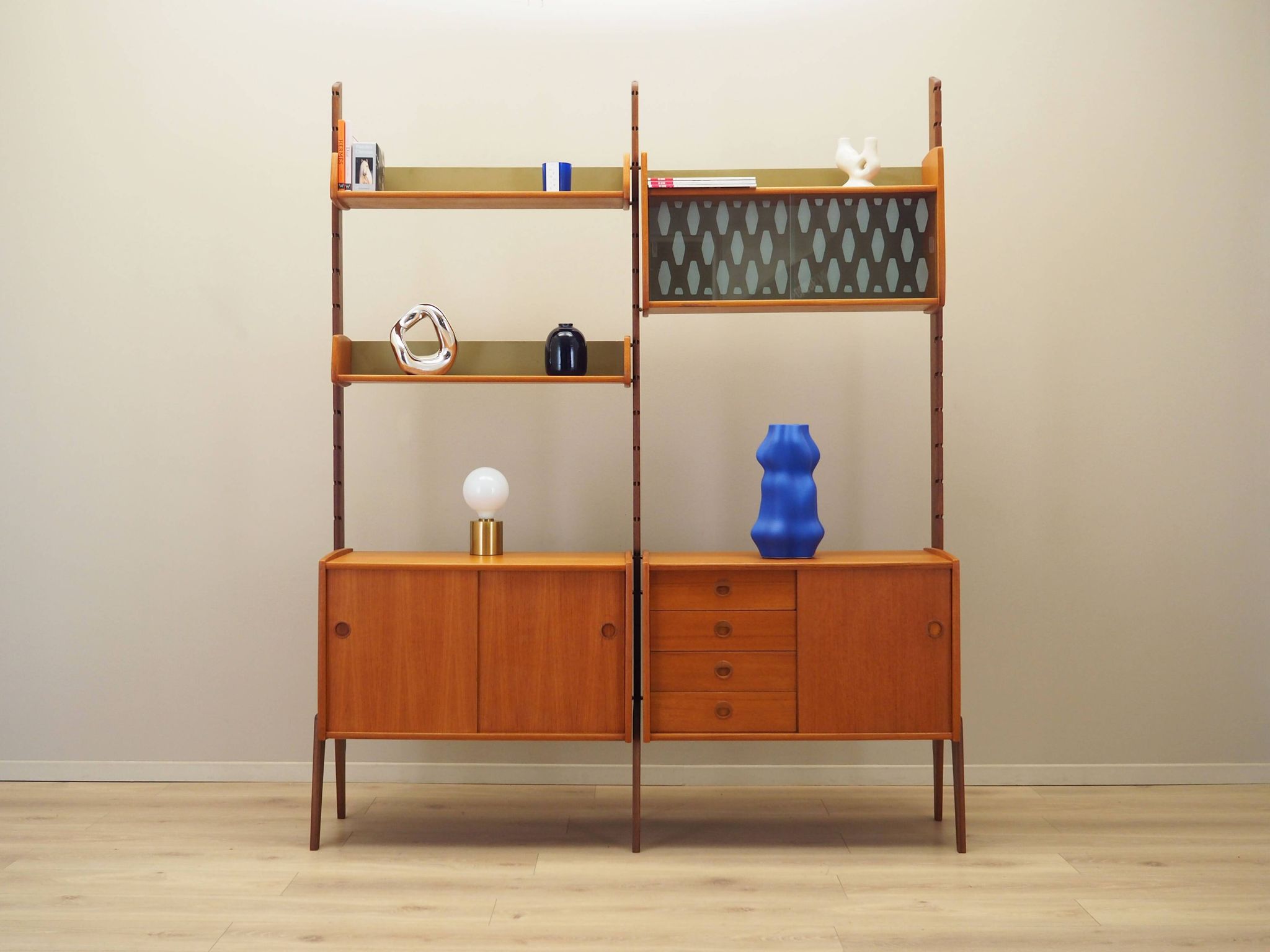 Teak bookshelf, Norwegian design, 1960s, produced by Blindheim Mobelf.