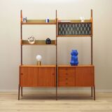 Teak system bookcase, Norwegian design, 1960s, production: Blindheim Mobelf