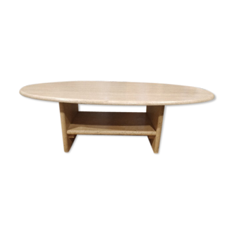Coffee table in travertine