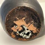 Old vase soliflore céramique " cyclops Annecy " Savoie, vintage 70'