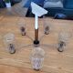 Mid century chandelier 6 lights