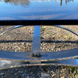 1970 chrome design coffee table