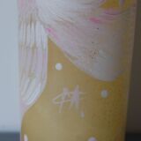 Marble vase with signature (14cm)