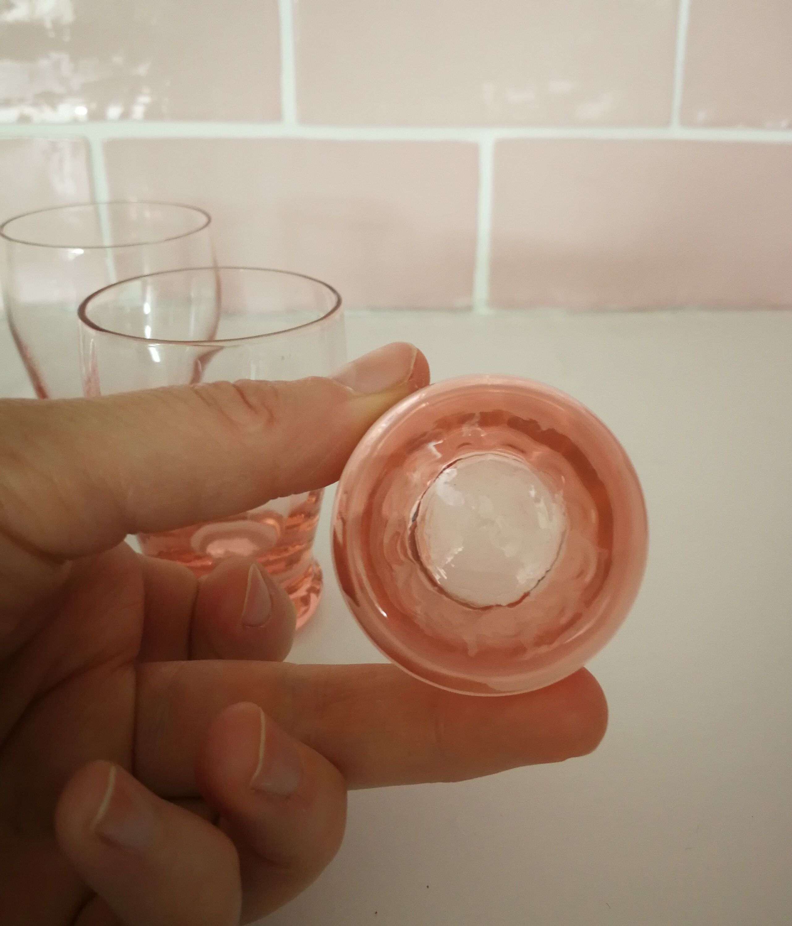 4 shots shoot Arcoroc in Rose Glass