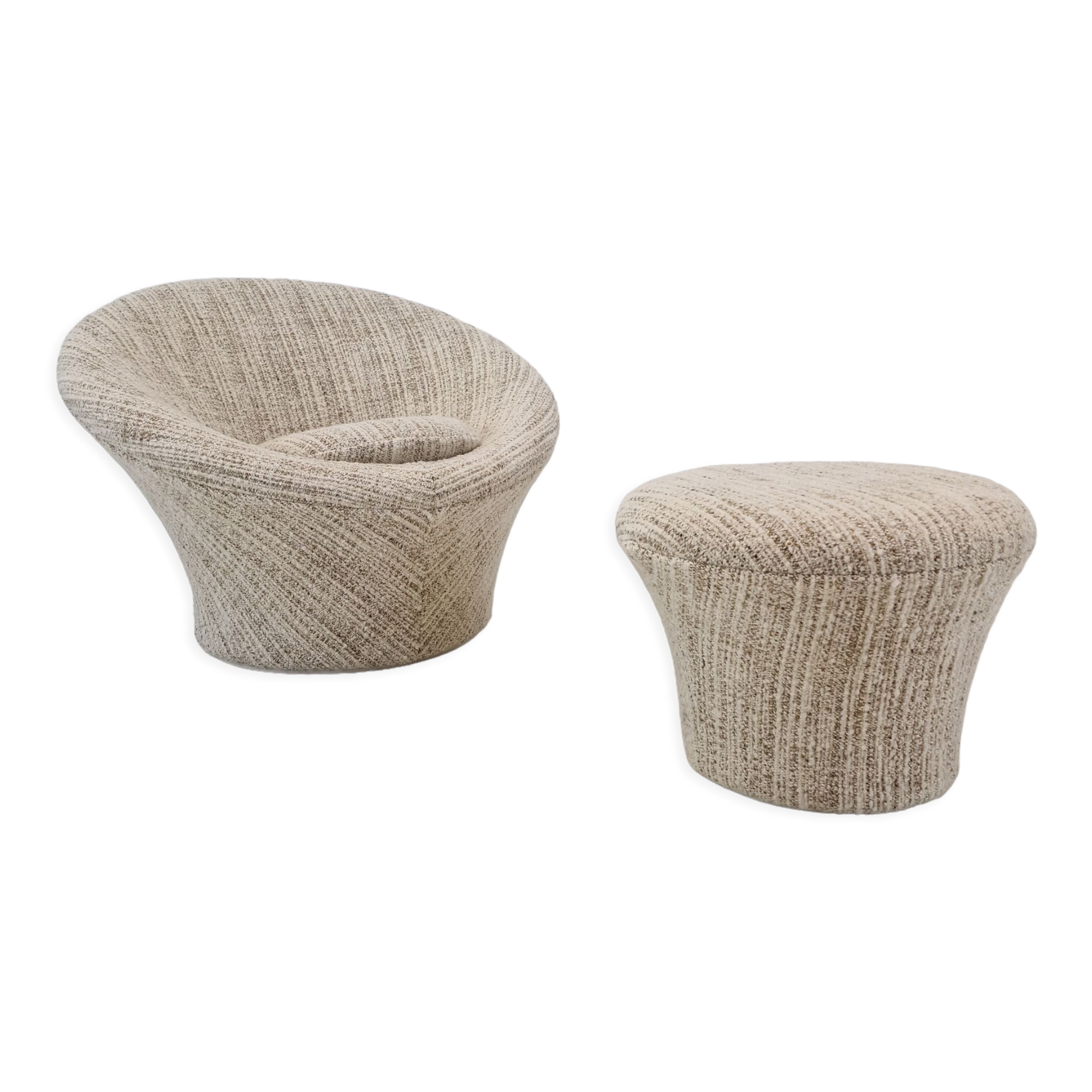 Mushroom Armchair and Ottoman by Pierre Paulin for Artifort, 1960s