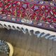 Grand Tapis Kashan Chasse Bleu Nuit 146x222 – Scène Animée