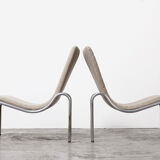 Kho Liang Ie Pair of Lounge Chairs for Stabin 1960s