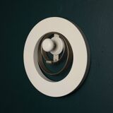 Mid-century Space Age wall coat rack, Italy, 1970s