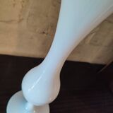 White Opaline Vase 1970s