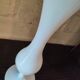 White Opaline Vase 1970s