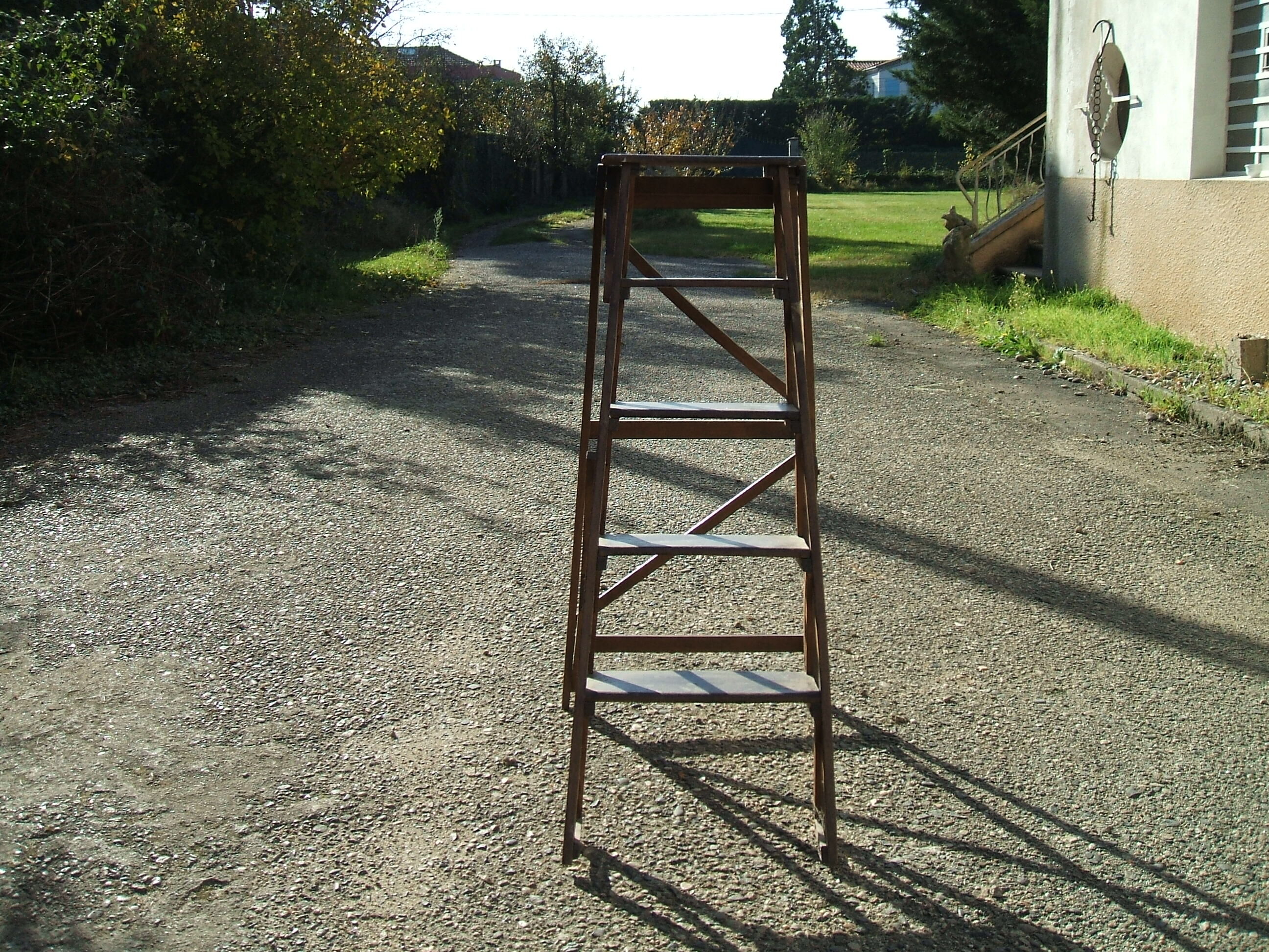 Old library stepladder