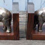 greenhouse book elephant in silver metal