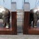 greenhouse book elephant in silver metal