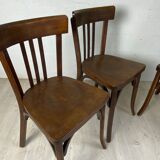 Set of 4 chairs vintage bistro 50