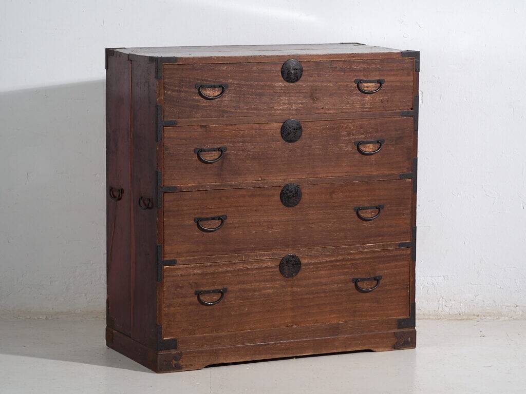 Commode Tansu japonaise – Période Meiji / Taishō (c.1868-1926)
