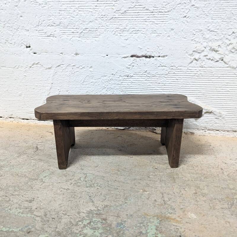 Small wooden stool / footrest