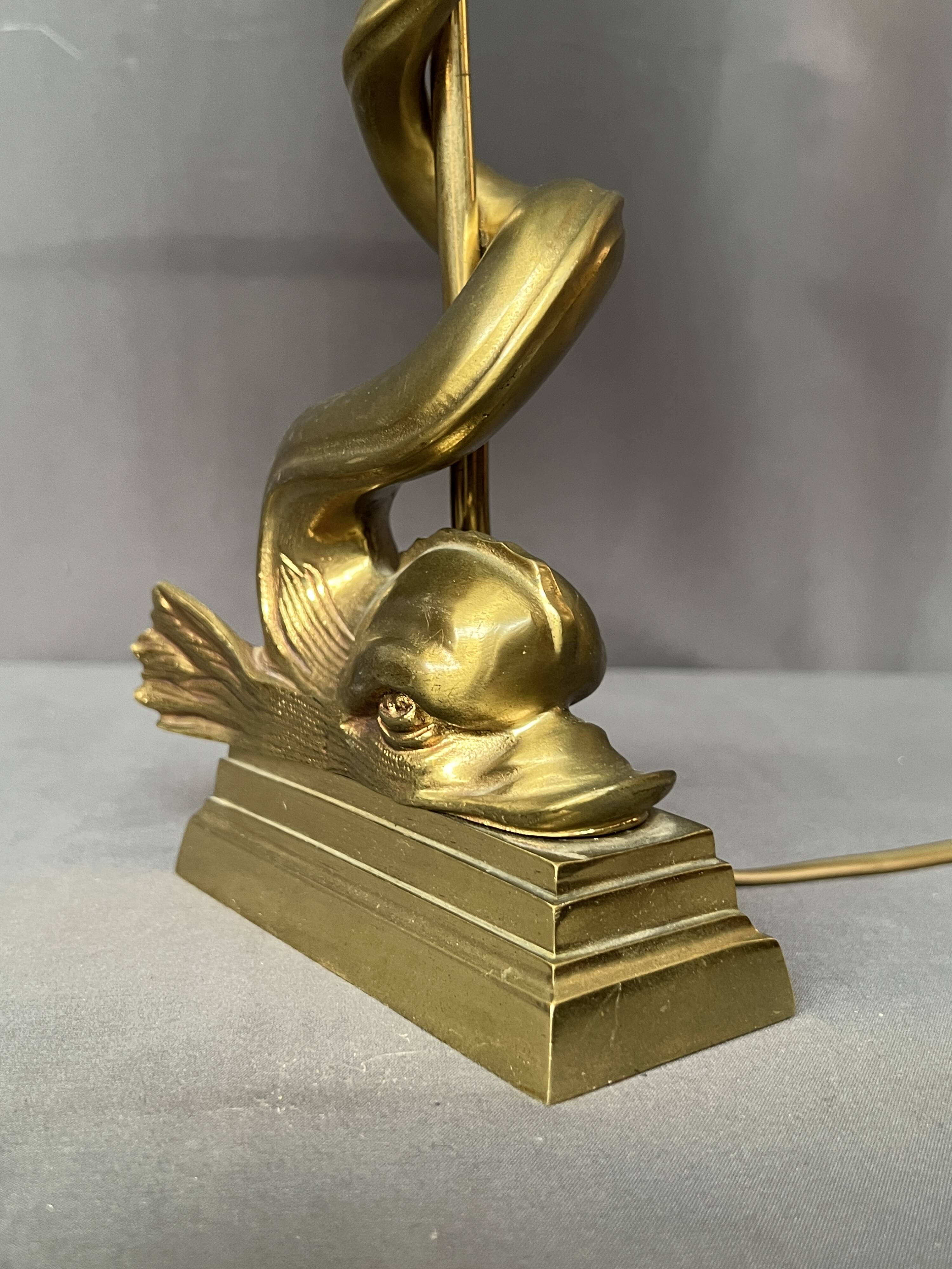 Table lamp. Solid bronze.