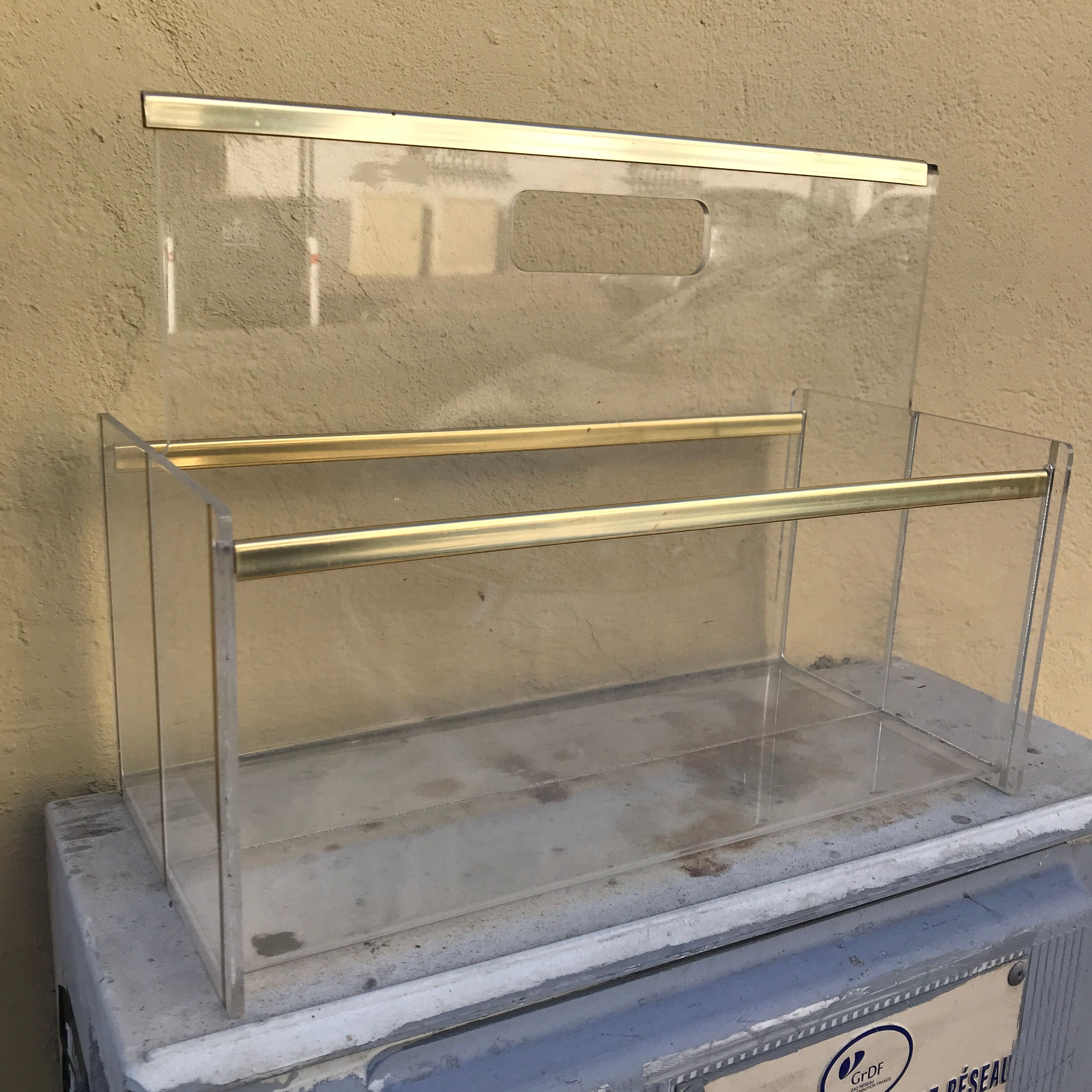 Plexiglas review door