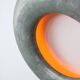 Vintage Italian Metal Donought Wall Lamp