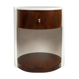 Corndell crème blanc table de chevet contemporaine