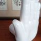 Ceramic hand bookends