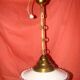 suspension in white opaline from the early 20th century