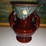 Amphora style vase with 2 coves - A.D.P. - 1980s
