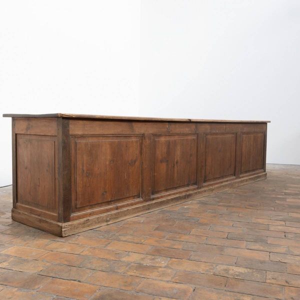 Grand comptoir de magasin - XIXème siècle
