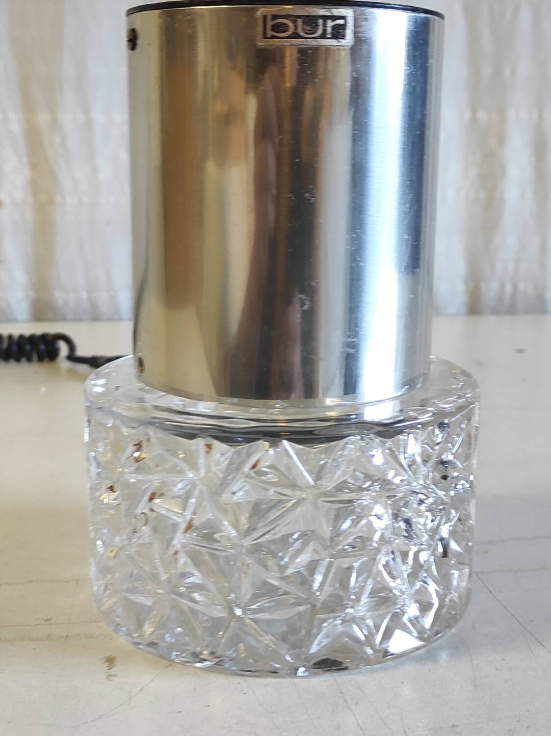 70's designer ceiling light by bur leutchen