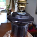 Fat Lava ceramic lamp with double lighting from the 60s/70s.