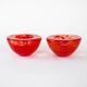 Set of glass candleholders, Swedish design, 1970s, manufactured by Kosta Bo