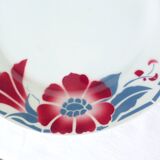 1 vintage round plate from the Céranord factory, model Gavarnie 210879.