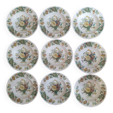 9 Mason's English soup plates