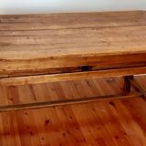 Table de ferme ancienne en bois de hêtre XIXème