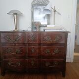 18th century crossbow chest of drawers in oak