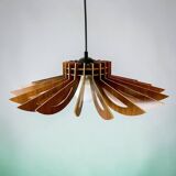 Wooden hanging lamp