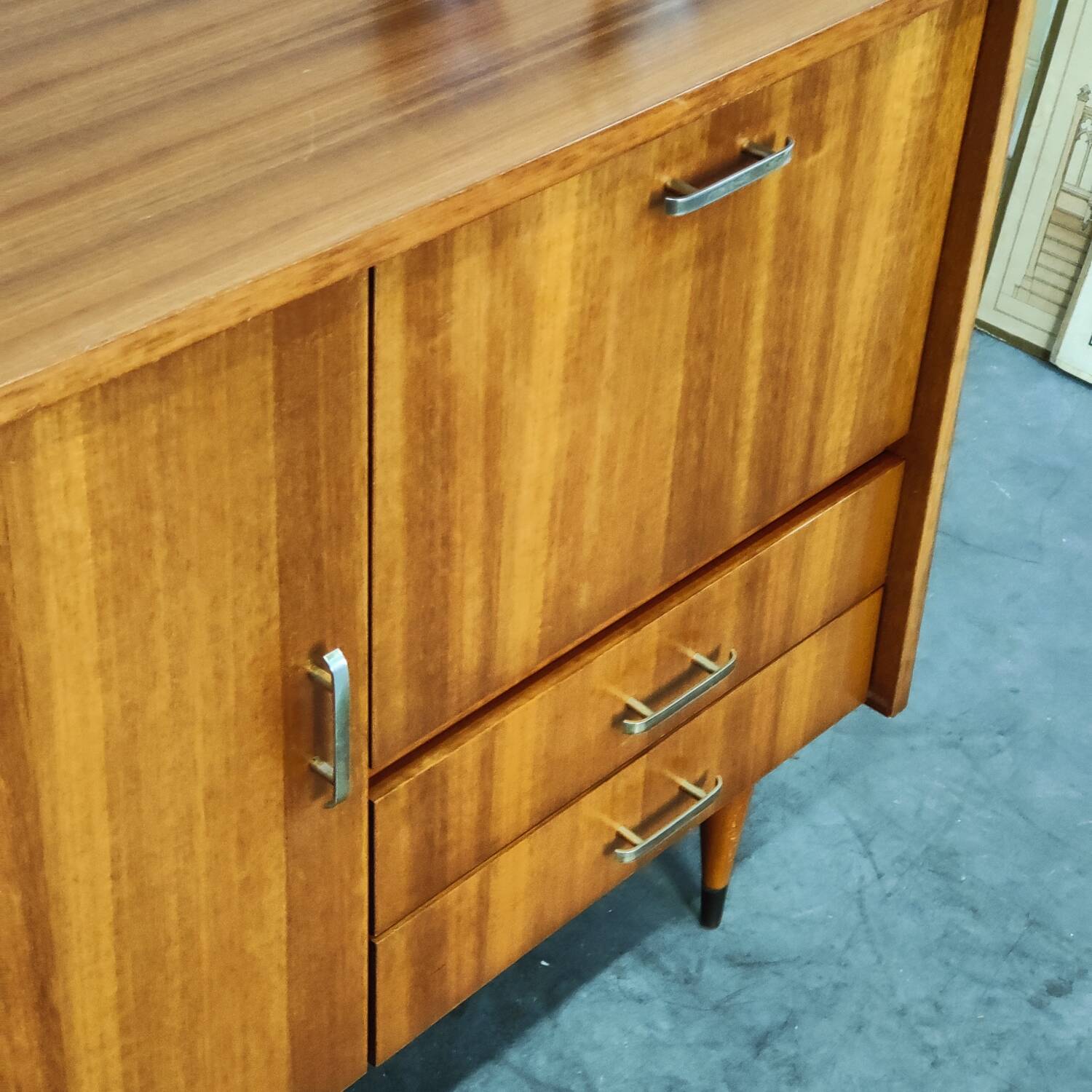 French Scandinavian style sideboard 1970