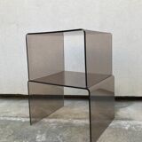 Plexiglass trundle tables