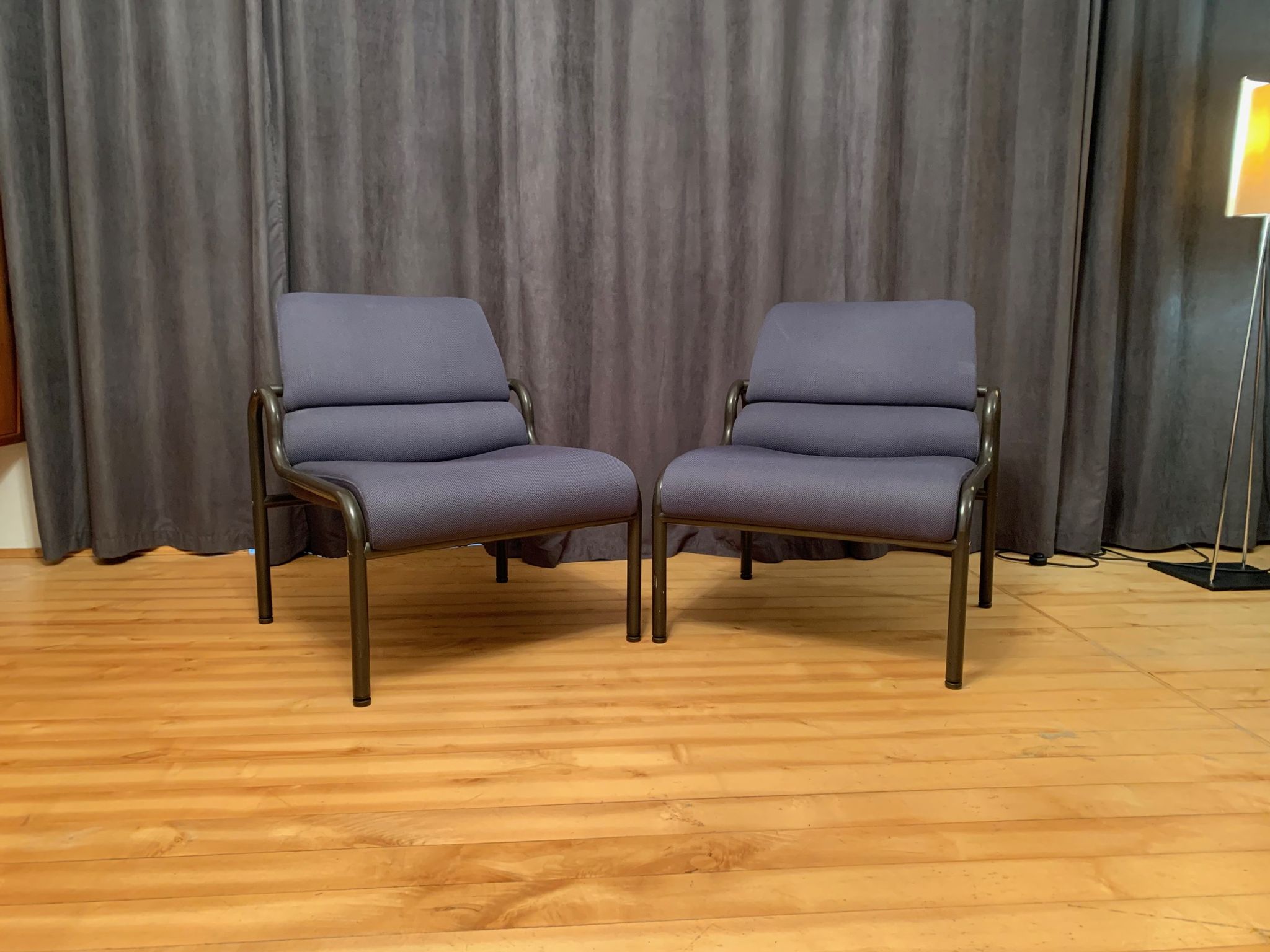 A pair of G30 armchairs by Martin Stoll, Germany, 1980s.